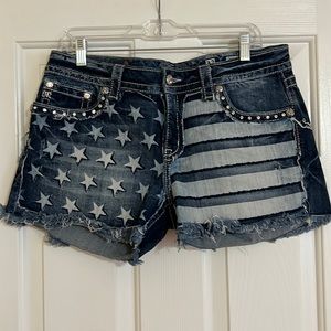 Miss Me Flag Shorts